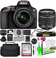 初心者 Nikon D3500 18-55 VR Kit Amazon.com : Nikon VBA550K001 D3500 + AF-P DX 18–55 VR Kit